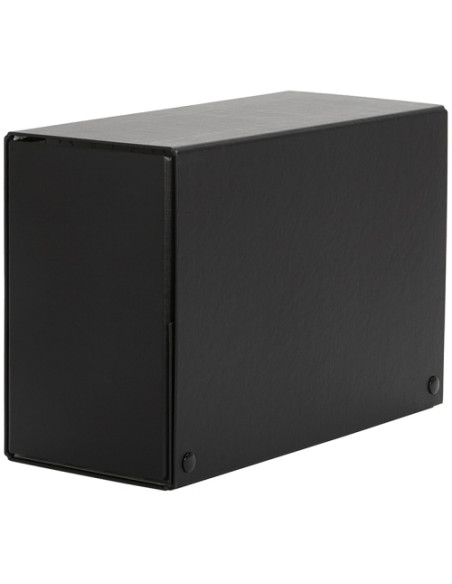 CARPETA de PROYECTOS PARDO CARTON FORRADO PVC A4 BROCHES 20 cm NEGRO