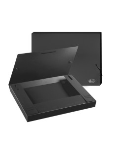 CARPETA de PROYECTOS FOROFIS PP A4 GOMAS 3 cm NEGRO