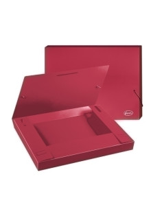 CARPETA de PROYECTOS FOROFIS PP A4 GOMAS 3 cm ROJO