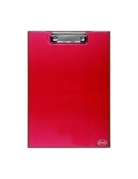 CARPETA con PINZA MINICLIP SUPERIOR FOROFIS A4 ROJO