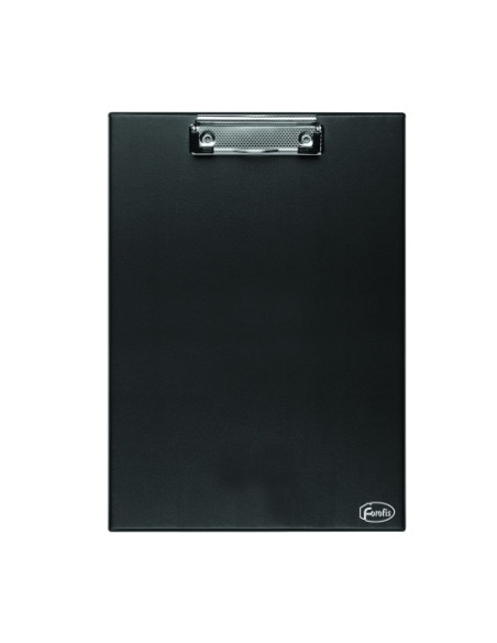 CARPETA con PINZA PORTABLOCS FOROFIS A4 NEGRO