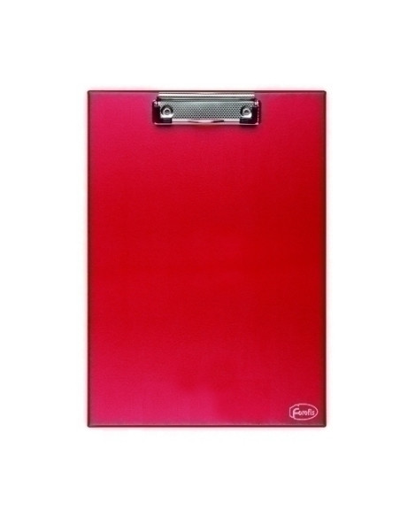 CARPETA con PINZA PORTABLOCS FOROFIS A4 ROJO