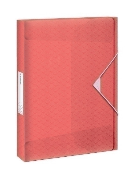 CARPETA de PROYECTOS ESSELTE COLOUR BREEZE PP A4 GOMAS 4 cm CORAL