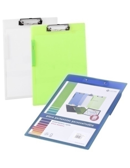 CARPETA con PINZA PORTABLOCS CARCHIVO PP F con CANGURO SURTIDO 4 col