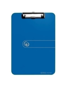CARPETA con PINZA PORTABLOCS  HERLITZ A4 AZUL 11226396