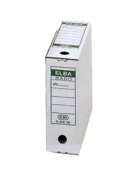 CAJA ARCHIVO DEFINITIVO CARTON ELBA A4 95mm 8340100