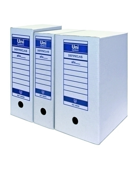 CAJA ARCHIVO DEFINITIVO UNISYSTEM DEFINICLAS CARTON F PROLONGADO
