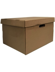 CONTENEDOR de ARCHIVOS OLEF ITQUEDA L 412 x An 383 x Al 273mm KRAFT para 4 archivadores tamaño  F CON TAPA