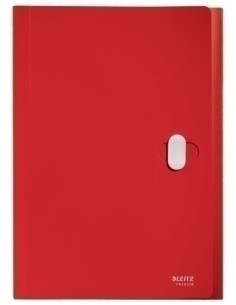 CLASIFICADOR ACORDEON LEITZ RECYCLE PP A4 51 SEPARAD ROJO
