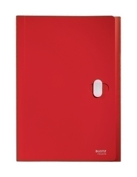 CLASIFICADOR ACORDEON LEITZ RECYCLE PP A4 51 SEPARAD ROJO