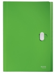 CLASIFICADOR ACORDEON LEITZ RECYCLE PP A4 51 SEPARAD VERDE