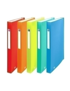 CLASIFICADOR ACORDEON OXFORDELBA URBAN PP TRANSLUCIDO A4 13 DPTOSGOMAS SURTIDO 5 colores