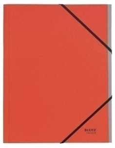 CARPETA CLASIFICADORA LEITZ RECYCLE CARTON A4 6 SEPARADcon GOMAS ROJO