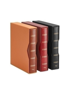 ALBUM de BILLETES PARDO 4 anillas UNIVERSAL NEGRO