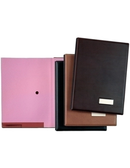PORTAFIRMAS PARDO PVC  8 DEPARTAMENTOS NEGRO