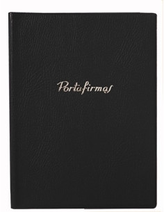 PORTAFIRMAS SARO PVC 20 DEPARTAMENTOS NEGRO