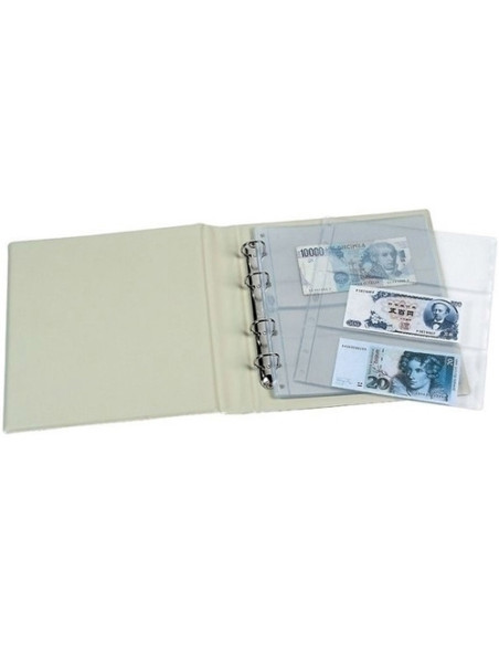 FUNDA para ALBUM de BILLETES PARDO 3 DPTO