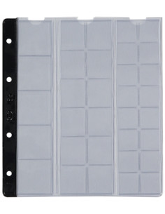 FUNDA para ALBUM de MONEDAS PARDO con LOMO RFZONEGRO Ø 22 29 y 37mm 16125 aloj