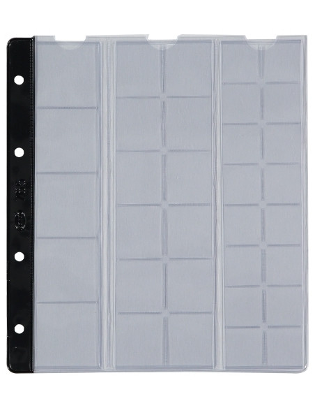 FUNDA para ALBUM de MONEDAS PARDO con LOMO RFZONEGRO Ø 22 29 y 37mm 16125 aloj