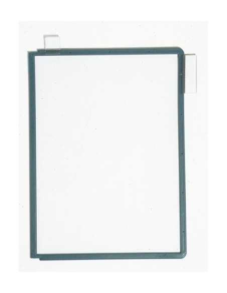 FUNDA DURABLE SHERPA A4 con MARCO VERDE PAQUETE de 5