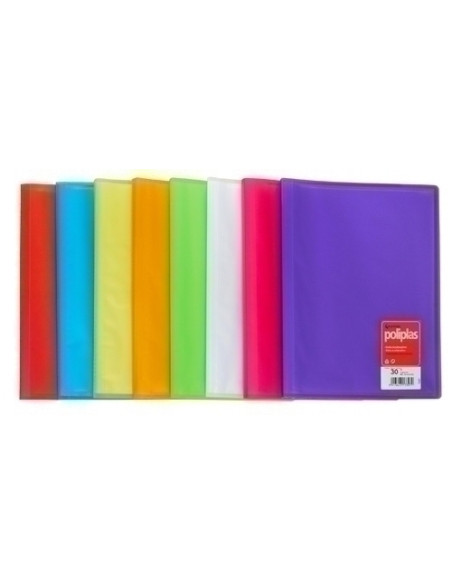 CARPETA FUNDAS TARIFARIO GRAFOPLAS PP FLEXIBLE POLIPLAS TRANS F 50 F VERDE
