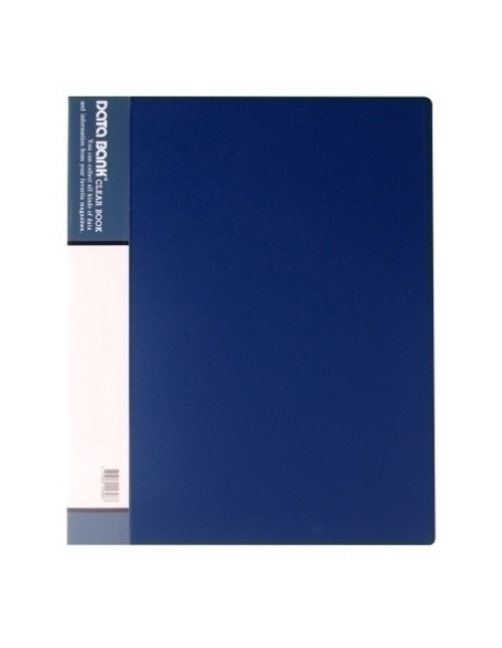 CARPETA FUNDAS TARIFARIO DATA BANK PP RIGIDO A4  30 F AZUL