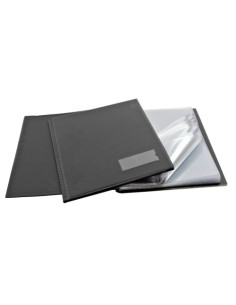 CARPETA FUNDAS TARIFARIO IBERPLAS PVC RIGIDO F 10 F NEGRO