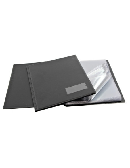 CARPETA FUNDAS TARIFARIO IBERPLAS PVC RIGIDO F 10 F NEGRO