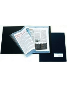CARPETA FUNDAS TARIFARIO IBERPLAS PVC RIGIDO F 40 F NEGRO