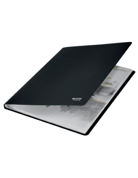 CARPETA FUNDAS TARIFARIO LEITZ RECYCLE PP FLEXIBLE A4 20 F NEGRO