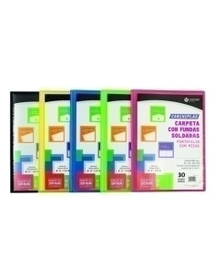 CARPETA FUNDAS TARIFARIO CARCHIVO PP CARCHIPLAS-BOOK FLEXIBLE CANGURO F  30 F AMARILLO