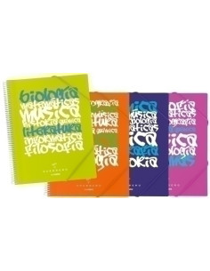 CARPETA FUNDAS TARIFARIO GUERRERO PP RIGIDO MAXIPLAS UNICLASE ESPIRAL A4 con GOMA 30 F SURTIDOS