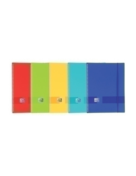 CARPETA FUNDAS TARIFARIO OXFORD LIVE&GO ESPIRAL PP A4 30 F CON GOMA SURTIDO 5 colores VIVOS