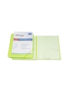 CARPETA FUNDAS TARIFARIO PARDO STUDIO STYLE ESPIRAL PP F 40 F VERDE