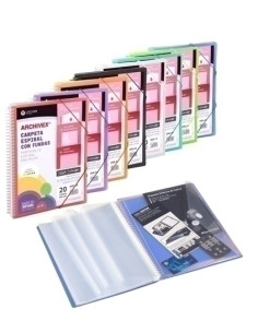 CARPETA FUNDAS TARIFARIO CARCHIVO ESPIRAL PP ARCHIVEX-STAR CANGURO A4 50 F VERDE