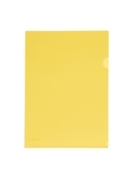 DOSIER UÑERO EXTRA OFFICE BOX A4 AMARILLO PAQUETE de 10