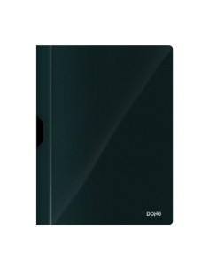 DOHE DOSSIER CLIP METALICO PP A4 30 HOJAS NEGRO -8U-