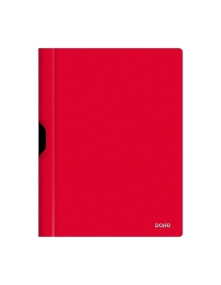 DOSIER CLIP PP A4 pinza METAL 30h ROJO