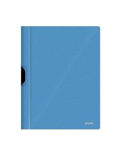 DOSSIER CLIP PP A4 pinza METAL 30h AZUL
