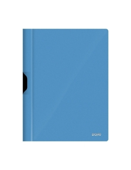 DOSSIER CLIP PP A4 pinza METAL 30h AZUL
