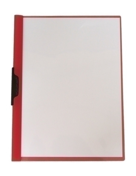 DOSIER CLIP DATABANK PP A4 pinza METAL 30h ROJO