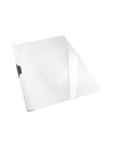 DOSIER CLIP ESSELTE PVC CLIP FILE A4 pinza METAL 30h BLANCO VIVIDA
