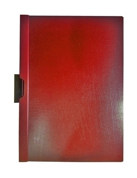 DOSIER CLIP ESSELTE PVC CLIP FILE A4 pinza METAL 60h ROJO