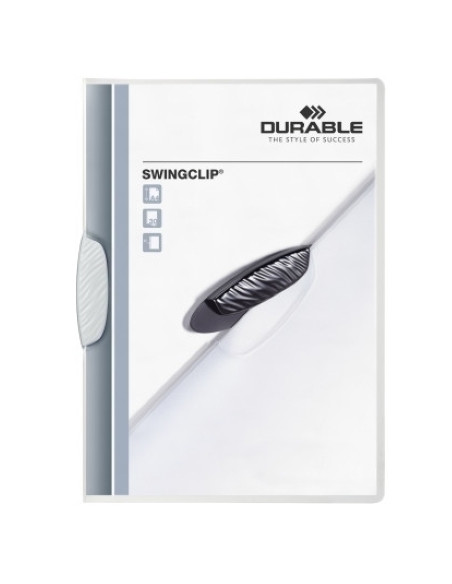DOSIER CLIP SWINGCLIP PP A4 2260 pinza PLASTICO PIVOTOPACO 30h BLANCO