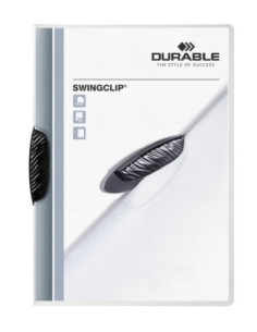 DOSIER CLIP SWINGCLIP PP A4 2260 pinza PLASTICO PIVOTOPACO 30h NEGRO