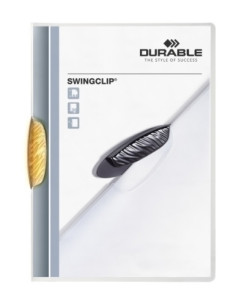 DOSIER CLIP SWINGCLIP PP A4 2260 pinza PLASTICO PIVOTTRANSL30h NARANJA