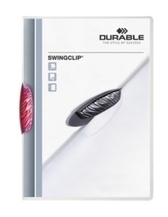 DOSIER CLIP SWINGCLIP PP A4 2260 pinza PLASTICO PIVOTTRANSL30h PURPURA