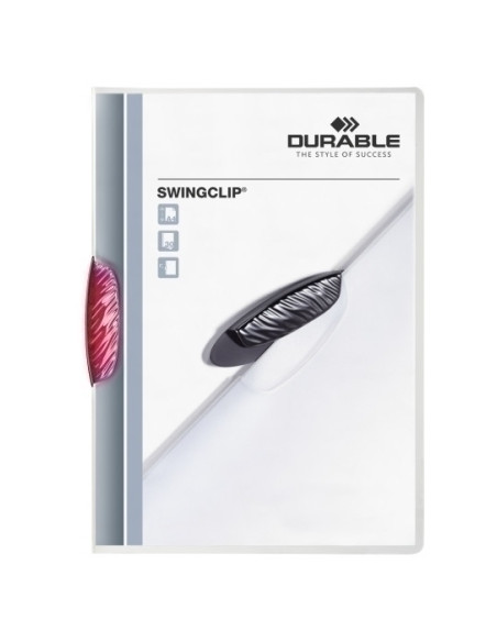 DOSIER CLIP SWINGCLIP PP A4 2260 pinza PLASTICO PIVOTTRANSL30h PURPURA