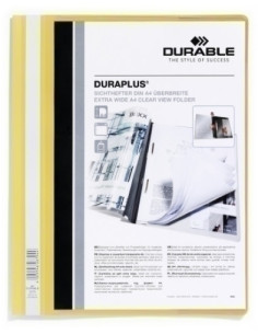 DOSIER FASTENER DURABLE DURAPLUS 2579 A4 AMARILLO