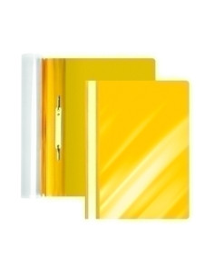 DOSIER FASTENER FOROFIS PVC A4 AMARILLO MATE